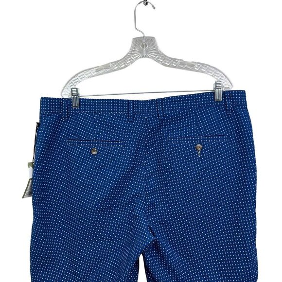 Goodfellow Linden Chino Shorts Stretch Flat Front Zip Waterloo‎ Blue Men Sz 40W - Picture 6 of 6